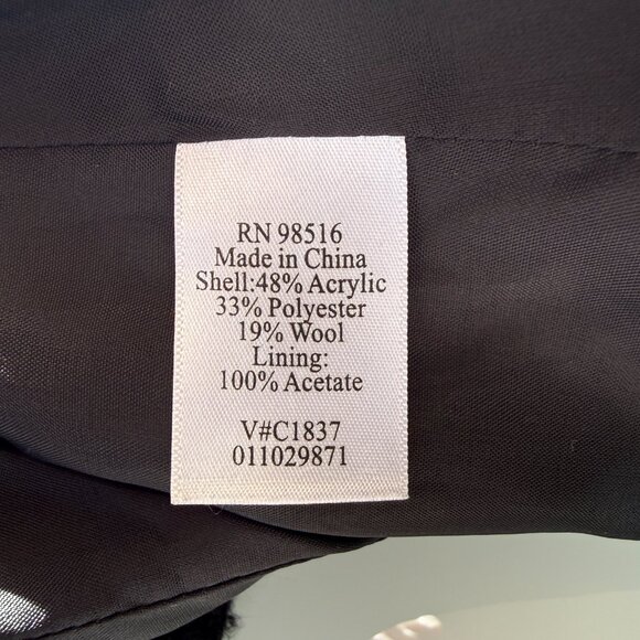 Coldwater Creek 4 black short sleeve fully lined collared button down jacket - Picture 9 of 10